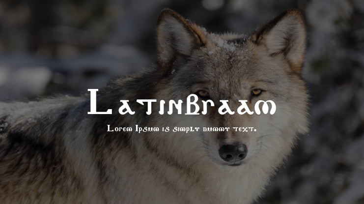 Latinbraam Font