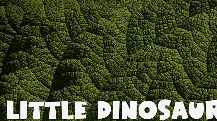 Little Dinosaur Font
