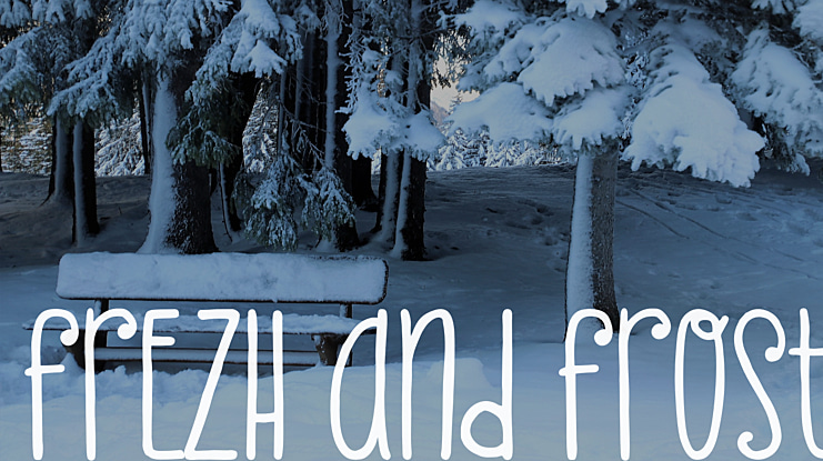 Frezh And Frost Font