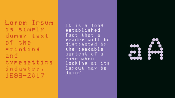 Epson MX Series DMP Font