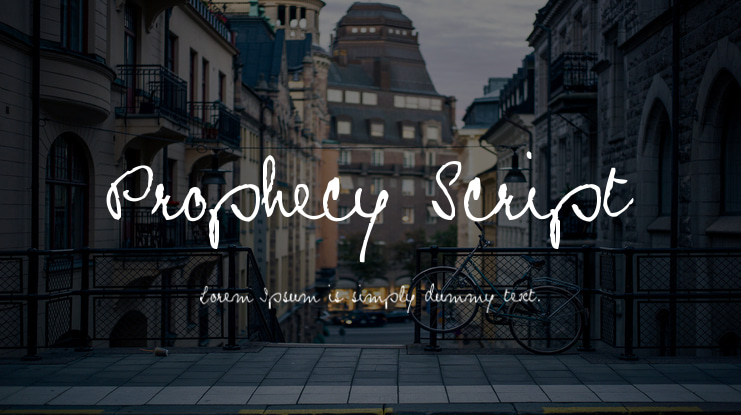 Prophecy Script Font