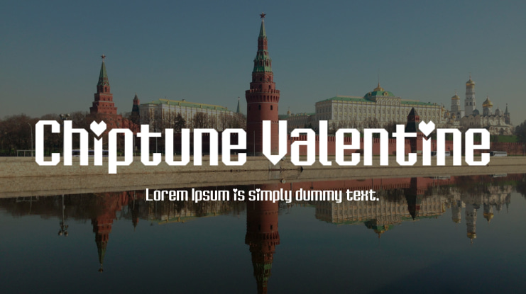Chiptune Valentine Font