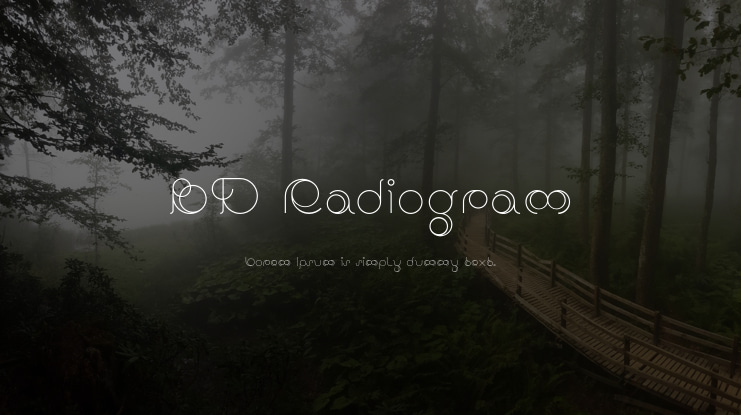 BD Radiogram Font