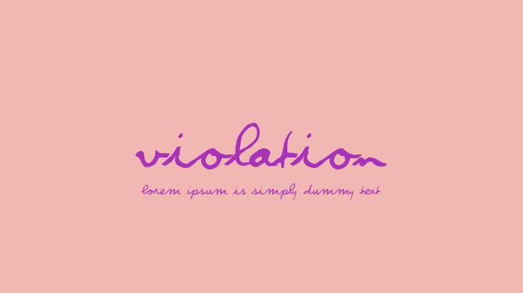 Violation Font