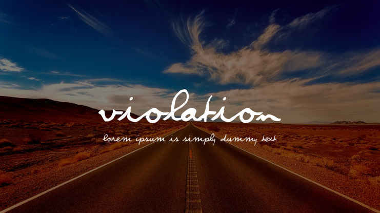 Violation Font