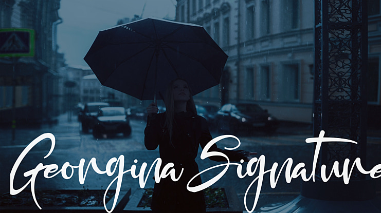 Georgina Signature Font