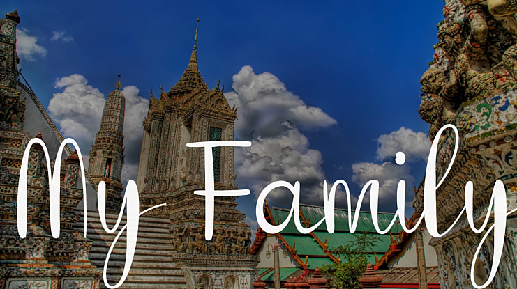 My Family Font