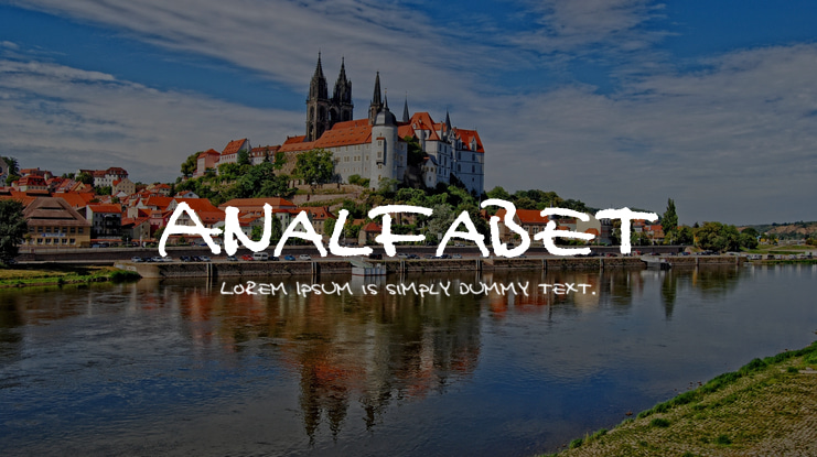 Analfabet Font