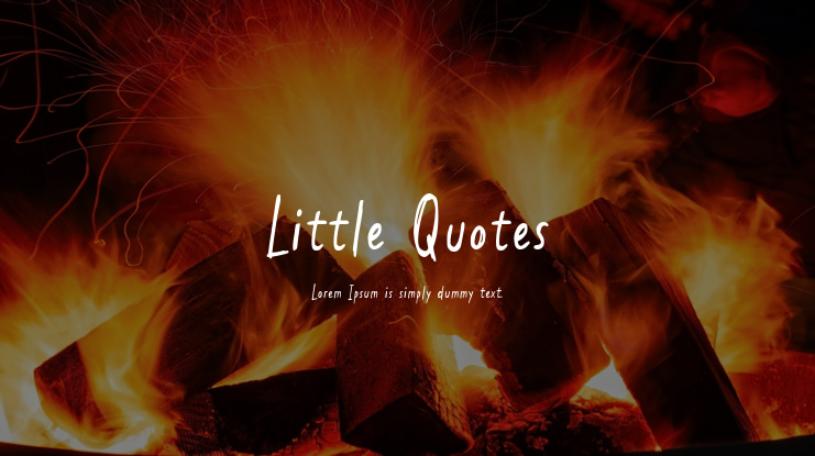 Little Quotes Font