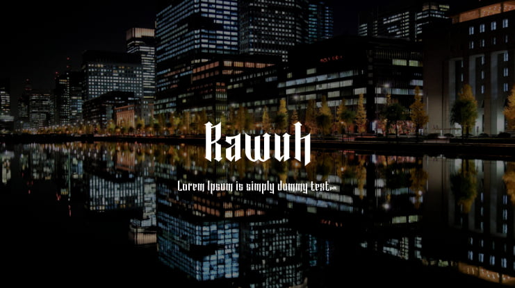 Rawuh Font