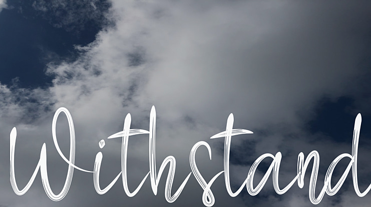 Withstand Font