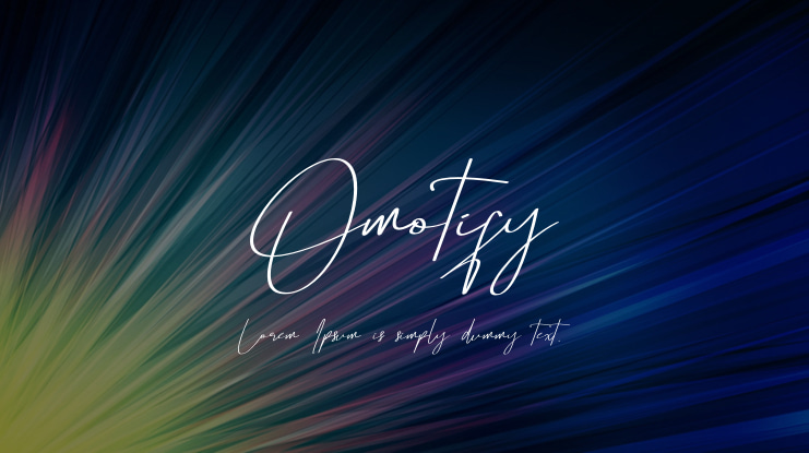 Omotify Font