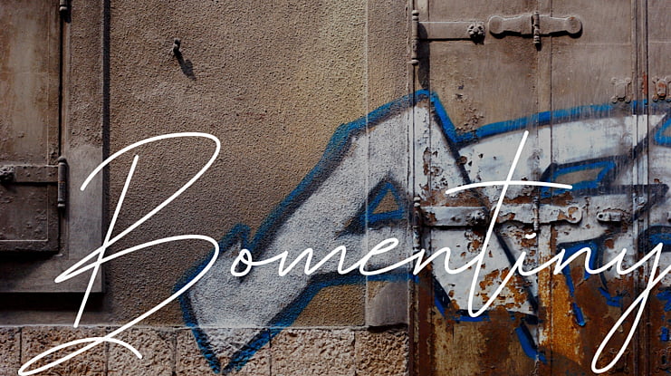 Bomentiny Font