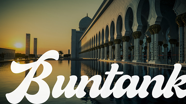 Buntank Font