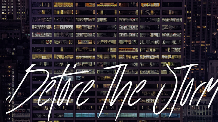 Before the Storm Font