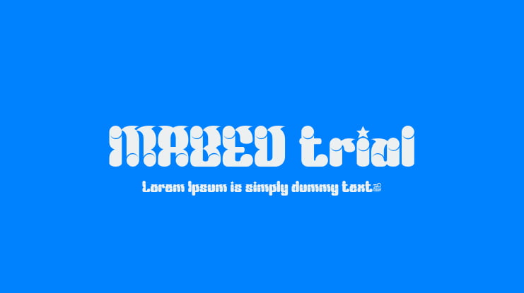 MABED trial Font