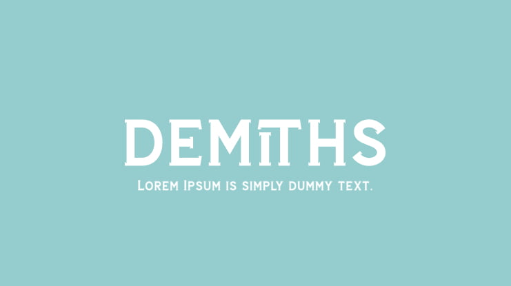 DEMITHS Font