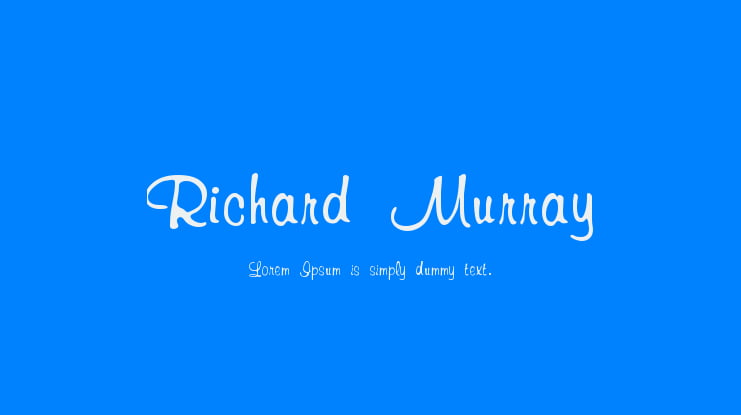 Richard Murray Font