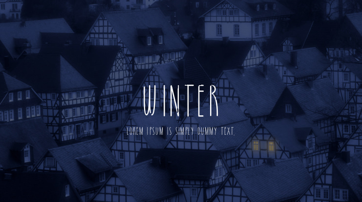 Winter Font