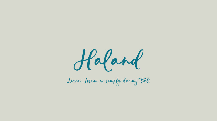 Haland Font