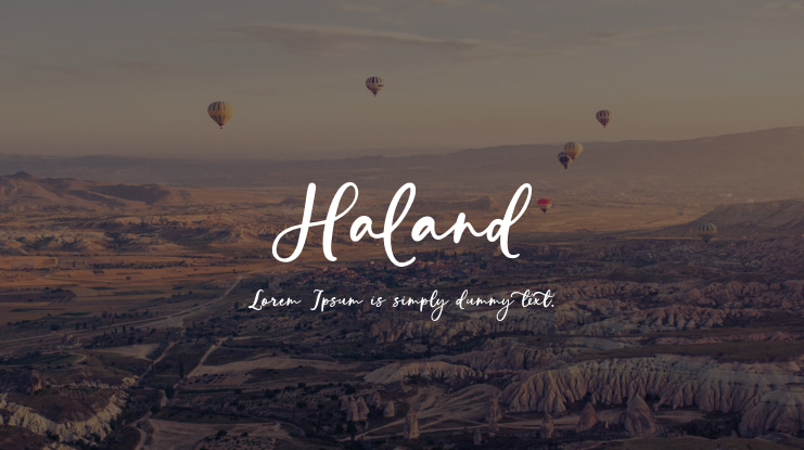 Haland Font