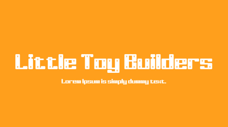 Little Toy Builders Font