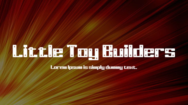 Little Toy Builders Font