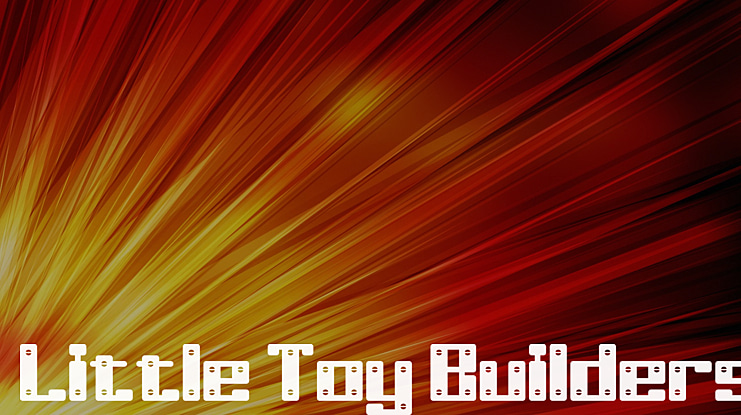 Little Toy Builders Font