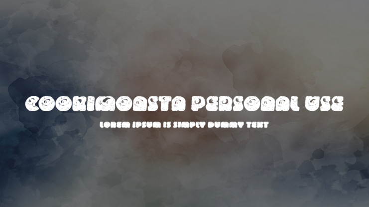COOKIMONSTA PERSONAL USE Font