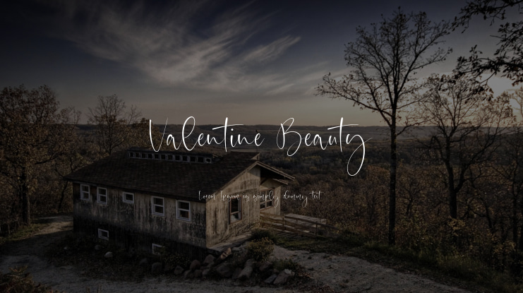 Valentine Beauty Font