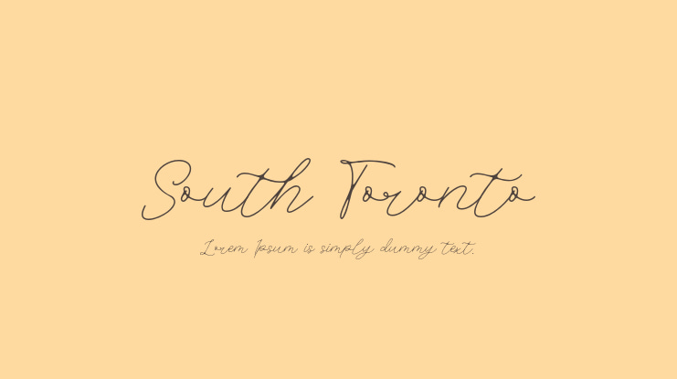 South Toronto Font