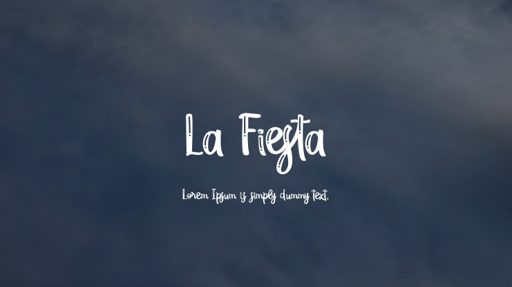 La Fiesta Font