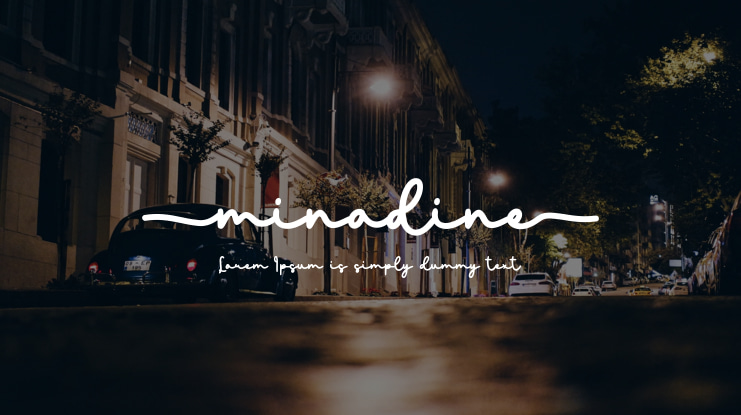 minadine Font