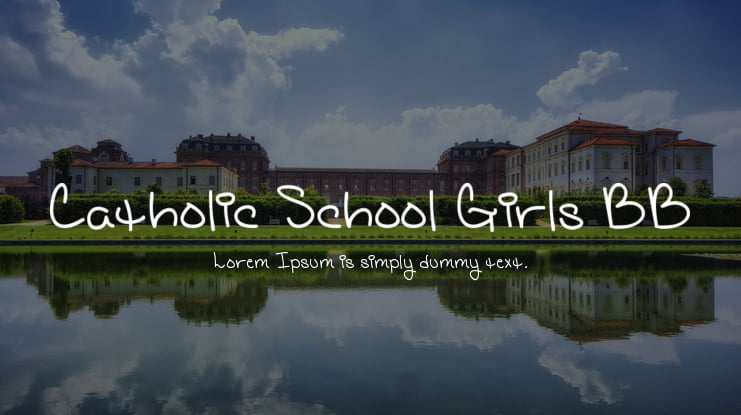 Catholic School Girls BB Font