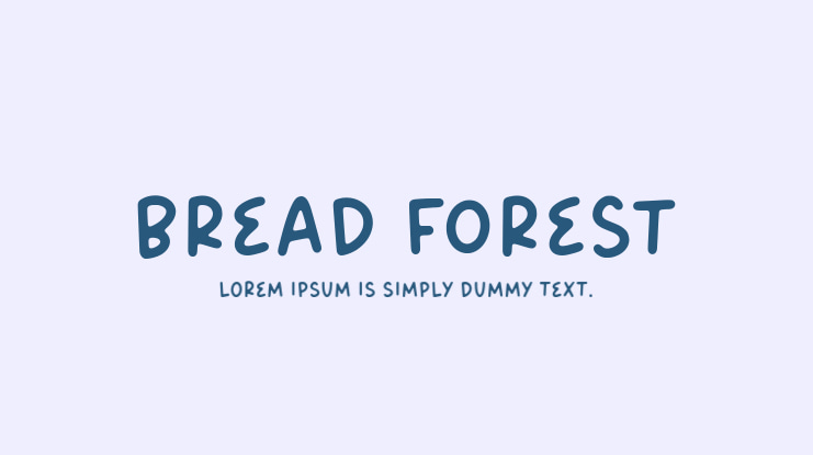 Bread Forest Font