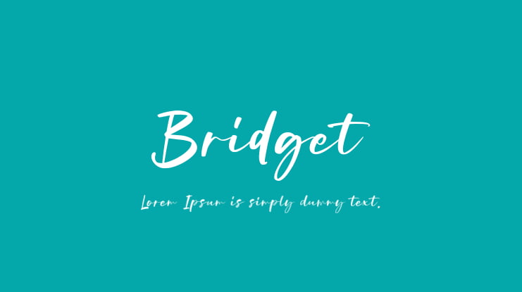 Bridget Font