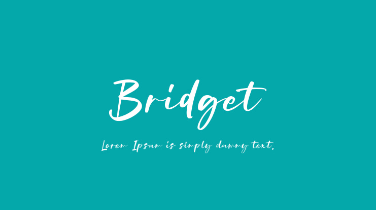 Bridget Font