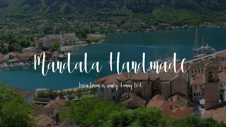 Mandala Handmade Font