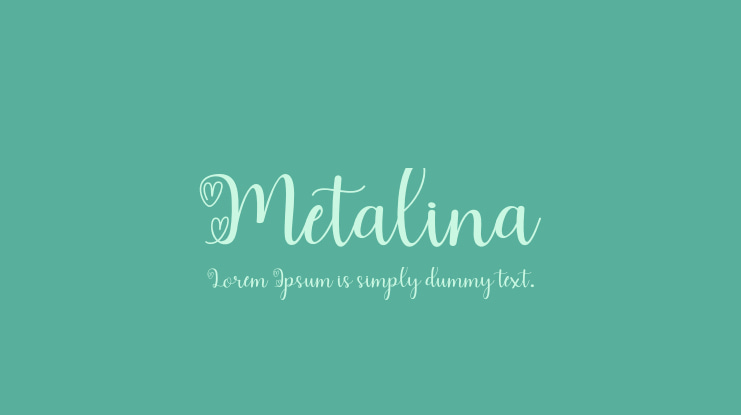Metalina Font