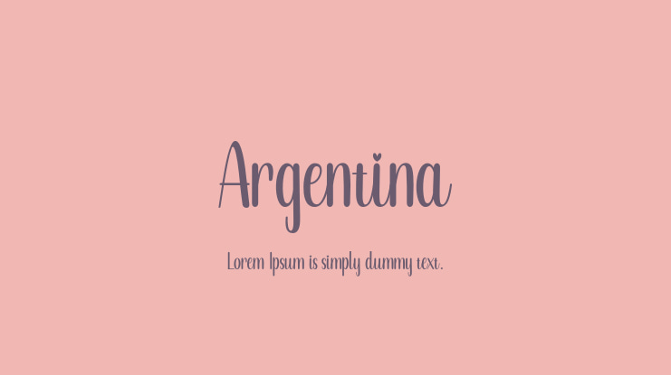 Argentina Font