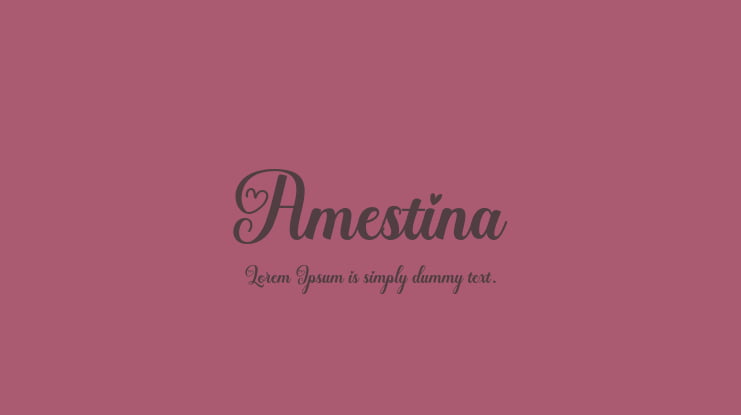 Amestina Font