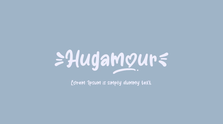 Hugamour Font