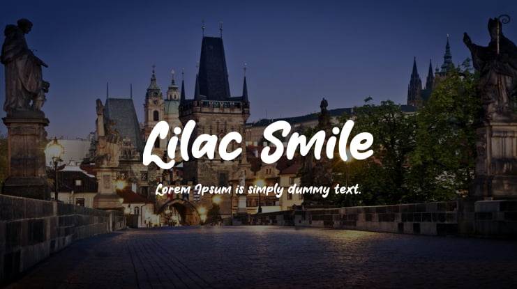 Lilac Smile Font