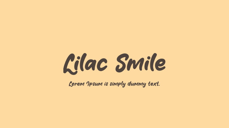 Lilac Smile Font