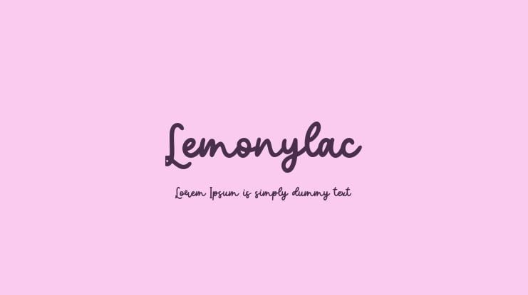 Lemonylac Font