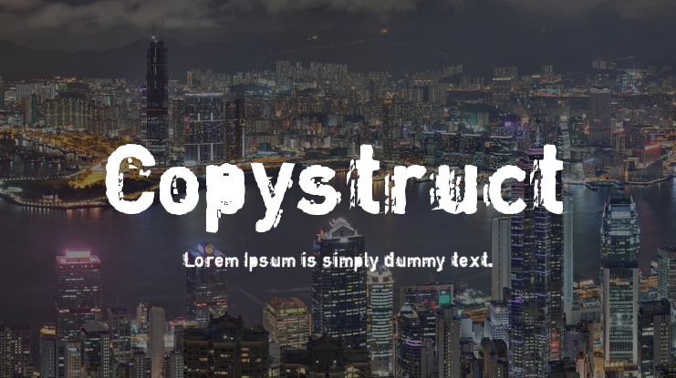 Copystruct Font Family