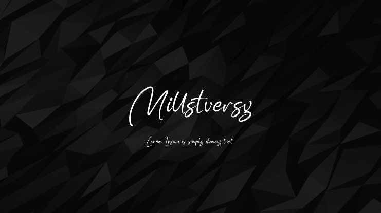 Millstversy Font