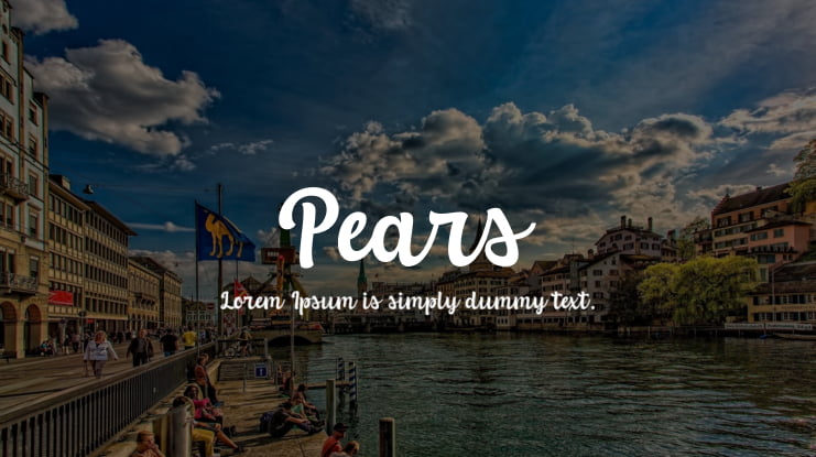 Pears Font