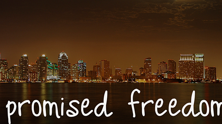 Promised Freedom Font