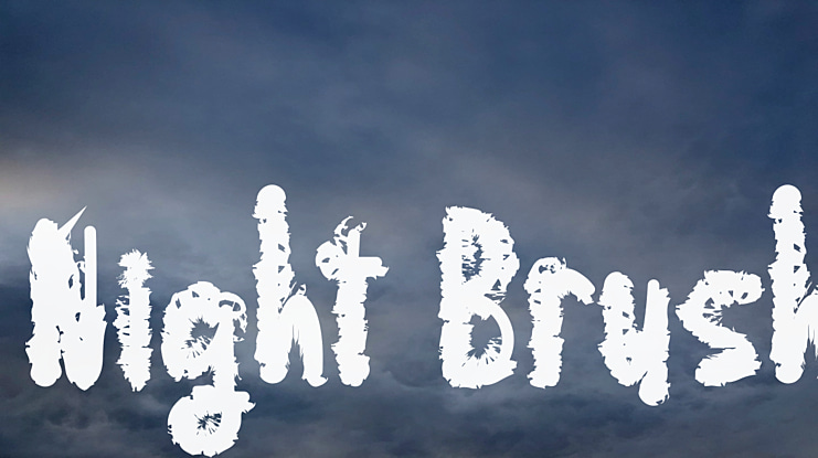 Night Brush Font